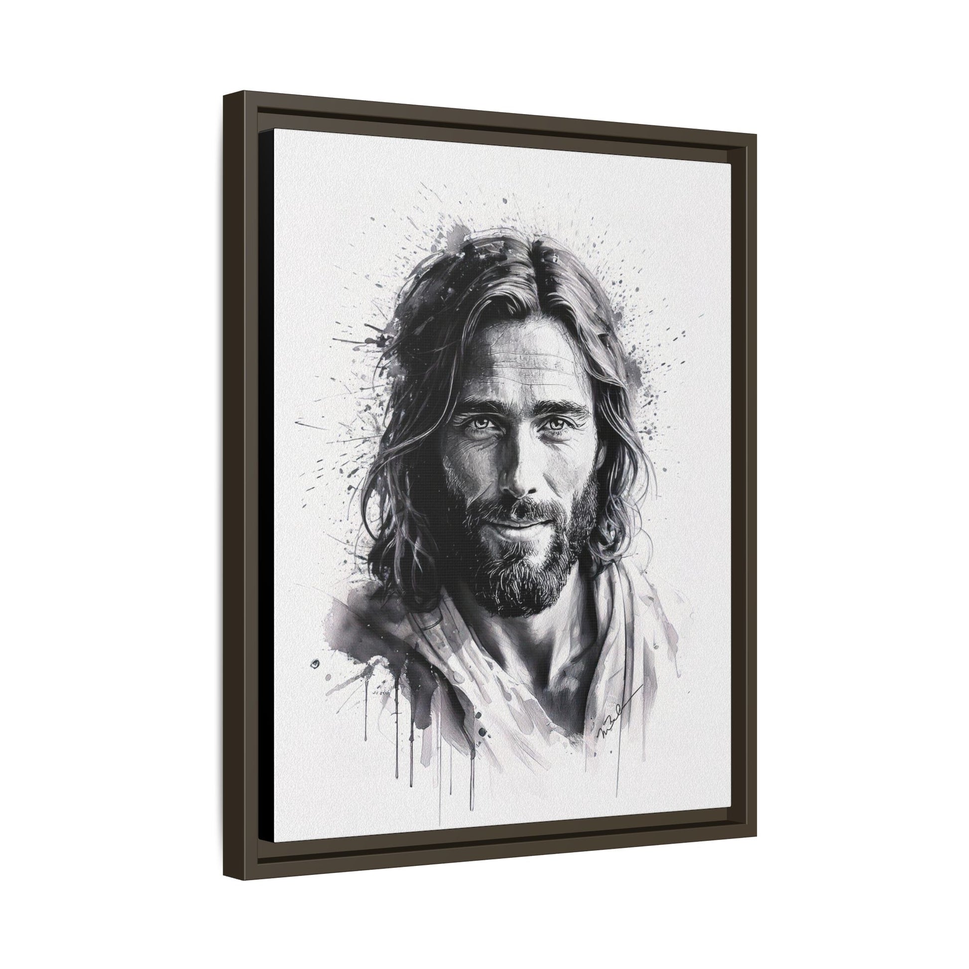 Faces of Christ | Eternal Joy - Framed Matte Canvas Print. 3 of 4