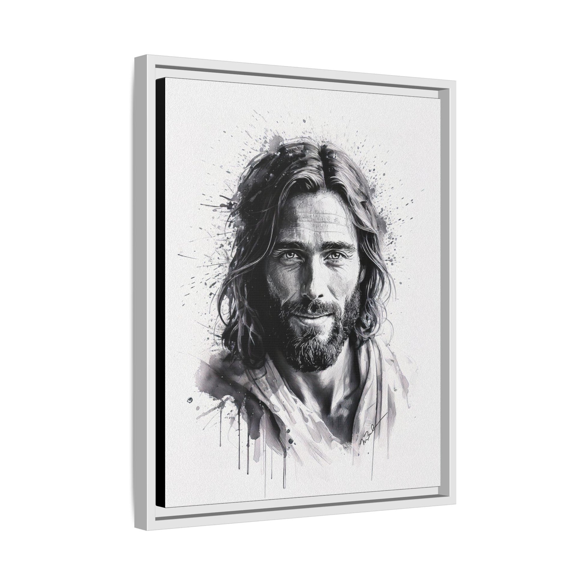 Faces of Christ | Eternal Joy - Framed Matte Canvas Print. 3 of 4