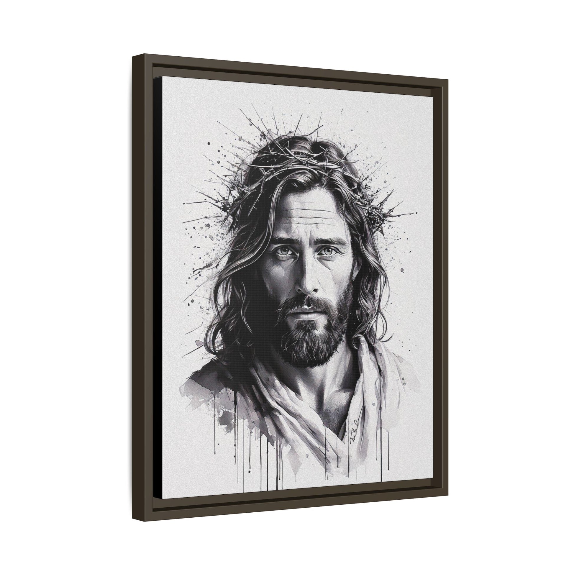 Faces of Christ | Strength - Framed Matte Canvas Print. 4 of 4.