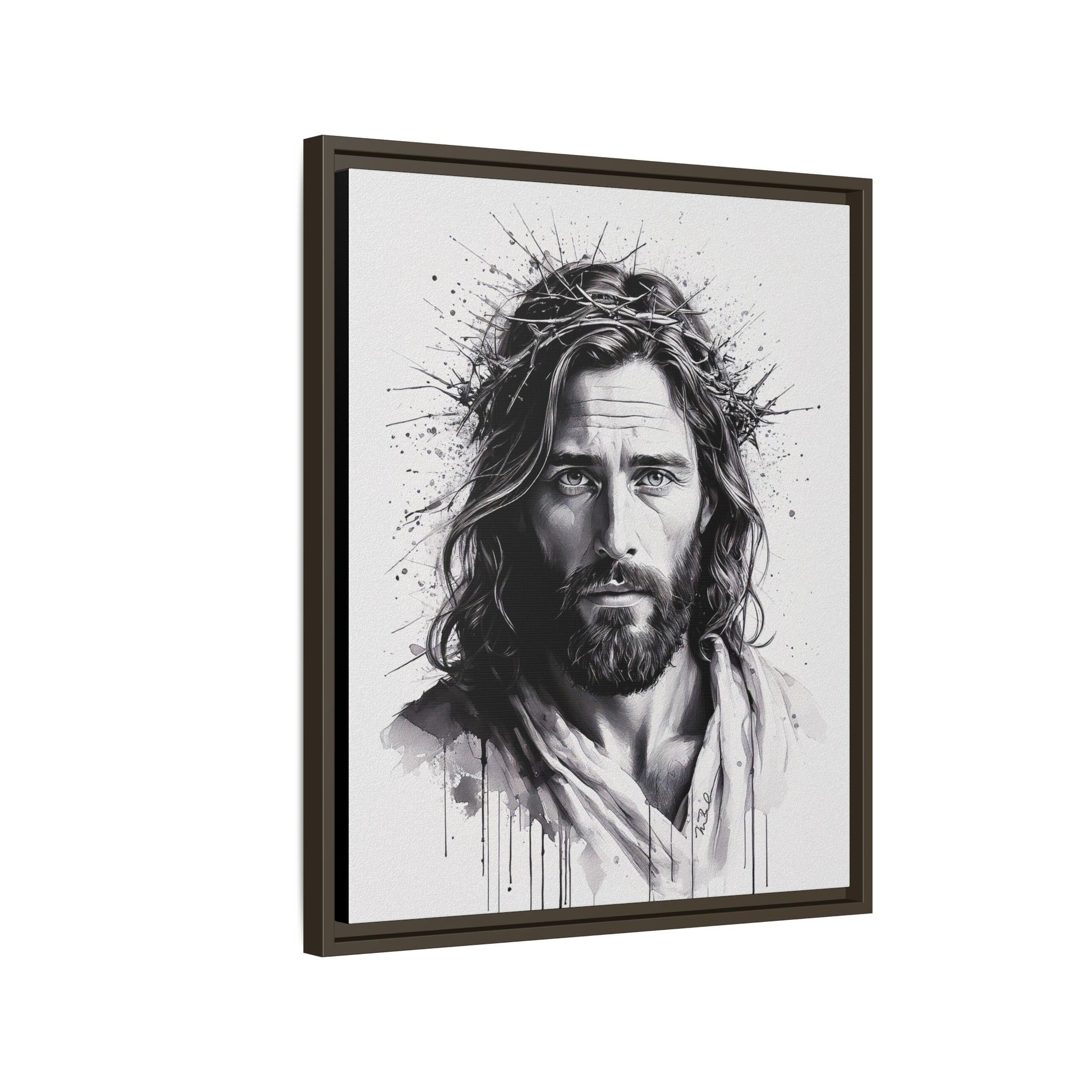 Faces of Christ | Strength - Framed Matte Canvas Print. 4 of 4.