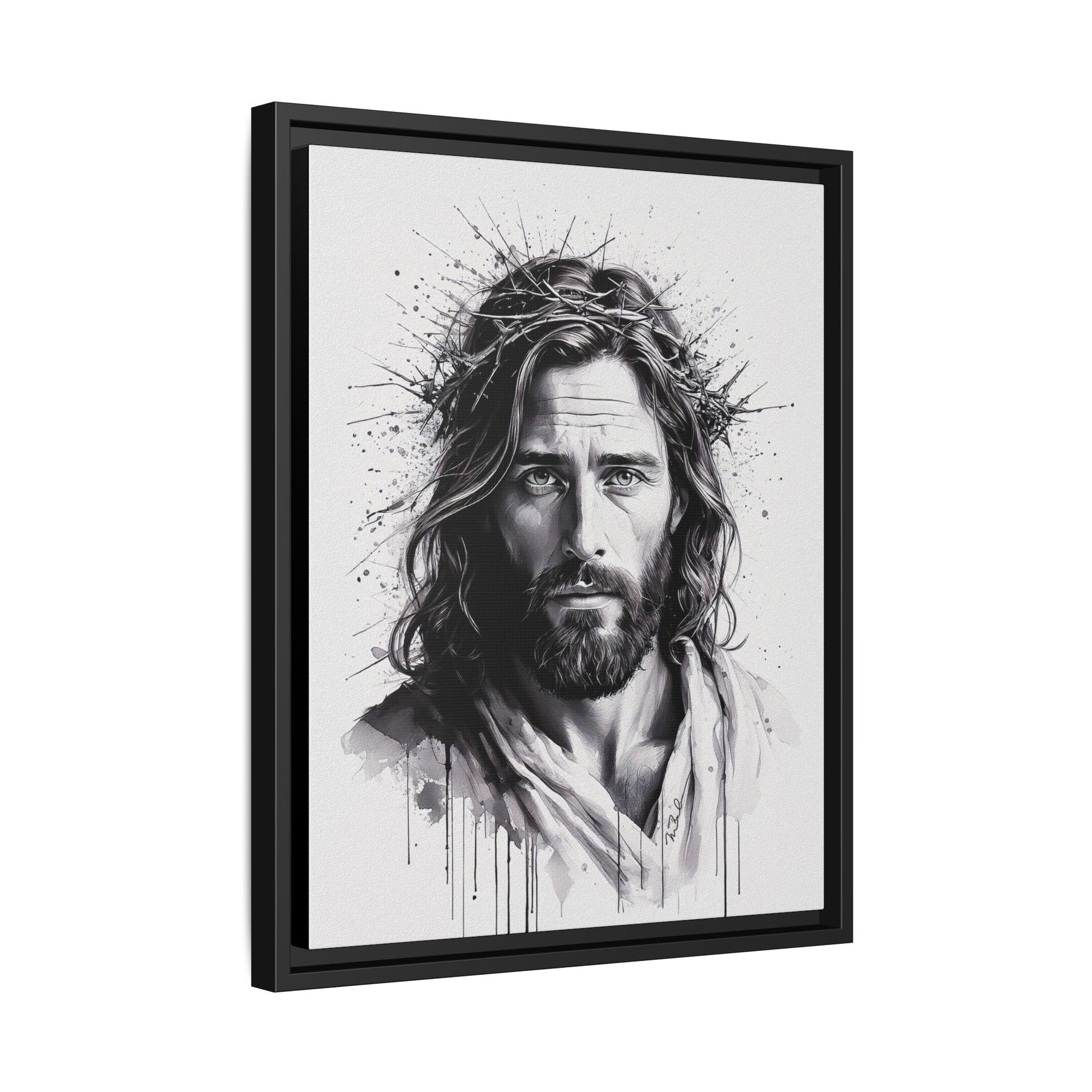 Faces of Christ | Strength - Framed Matte Canvas Print. 4 of 4.