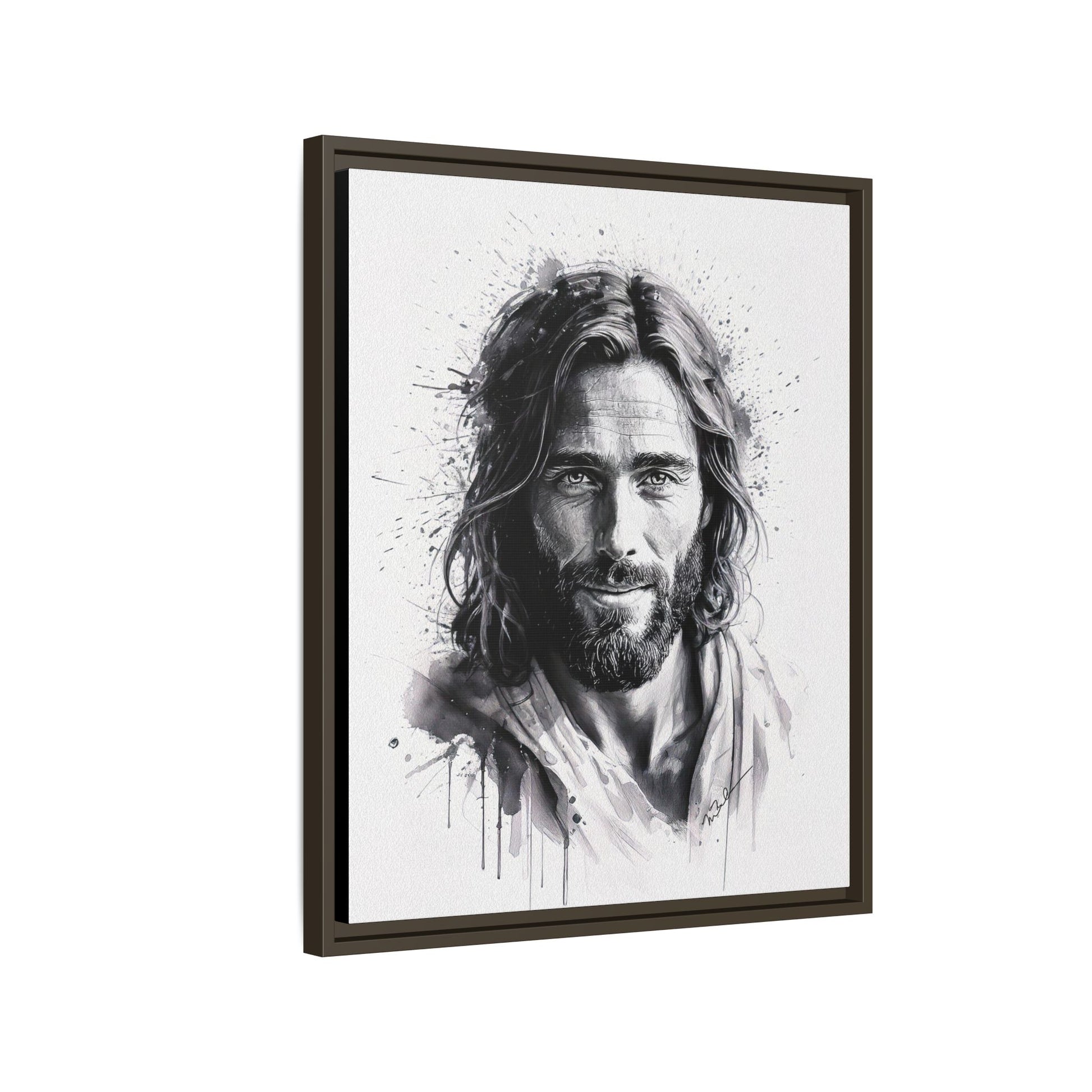 Faces of Christ | Eternal Joy - Framed Matte Canvas Print. 3 of 4