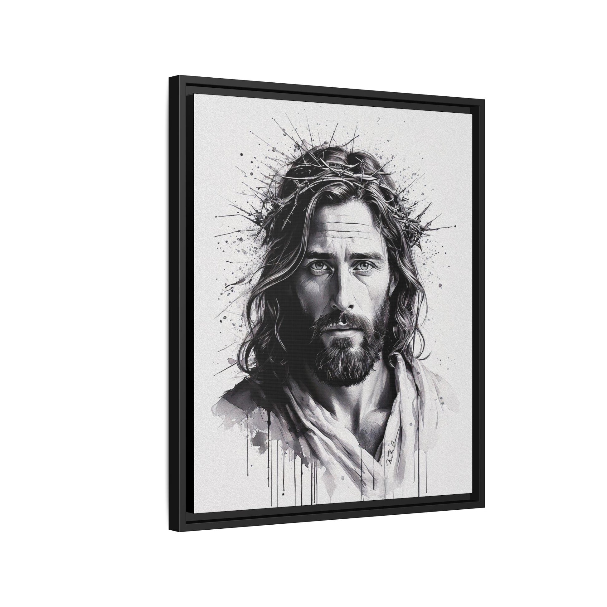 Faces of Christ | Strength - Framed Matte Canvas Print. 4 of 4.