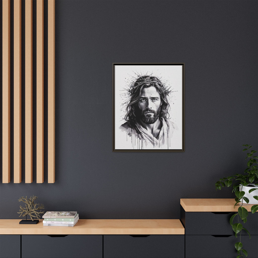 Faces of Christ | Strength - Framed Matte Canvas Print. 4 of 4.