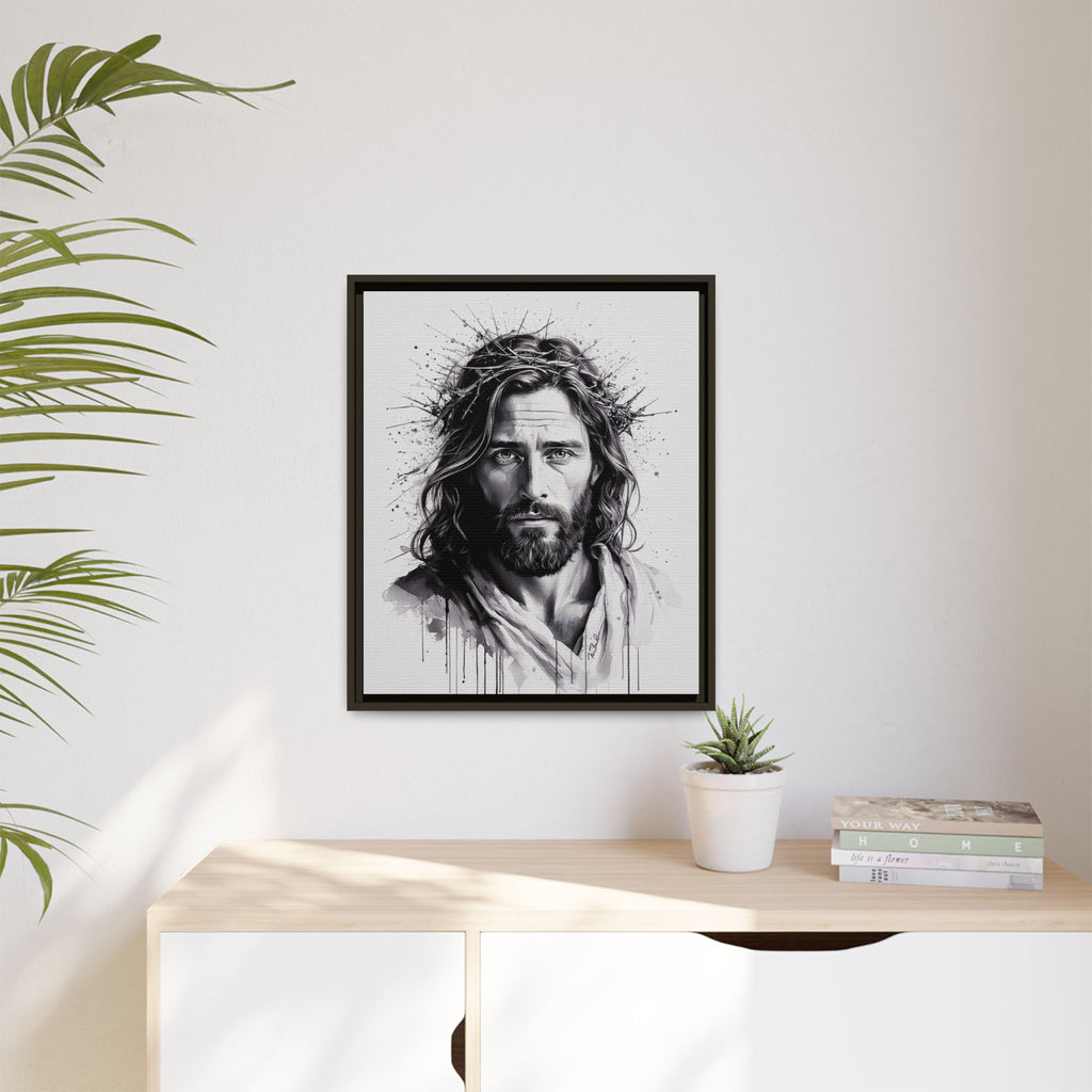 Faces of Christ | Strength - Framed Matte Canvas Print. 4 of 4.