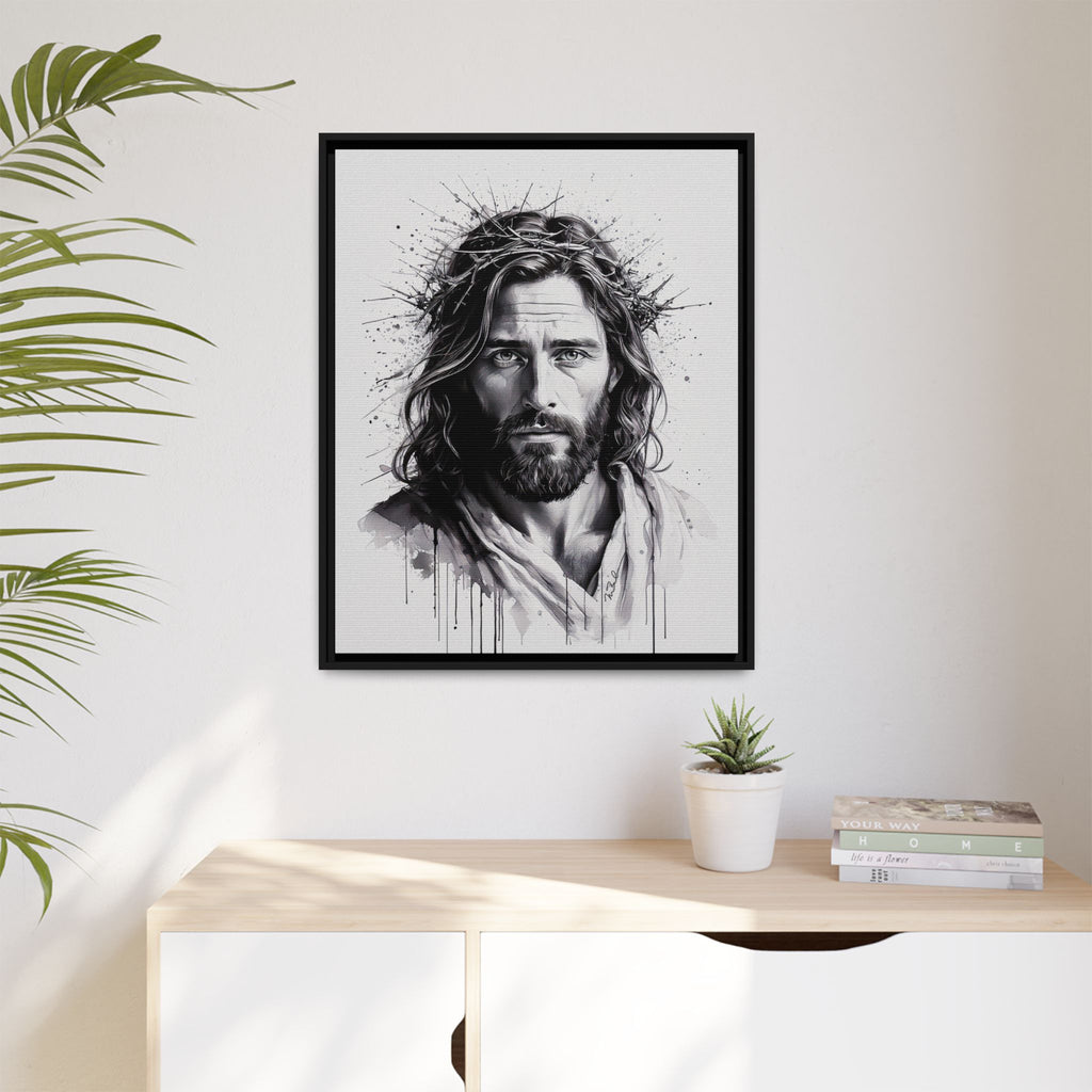 Faces of Christ | Strength - Framed Matte Canvas Print. 4 of 4.