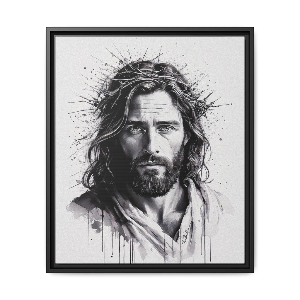 Faces of Christ | Strength - Framed Matte Canvas Print. 4 of 4.