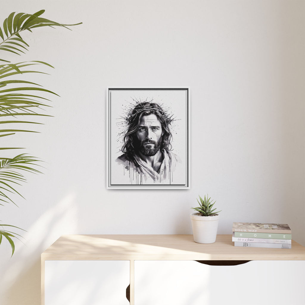 Faces of Christ | Strength - Framed Matte Canvas Print. 4 of 4.