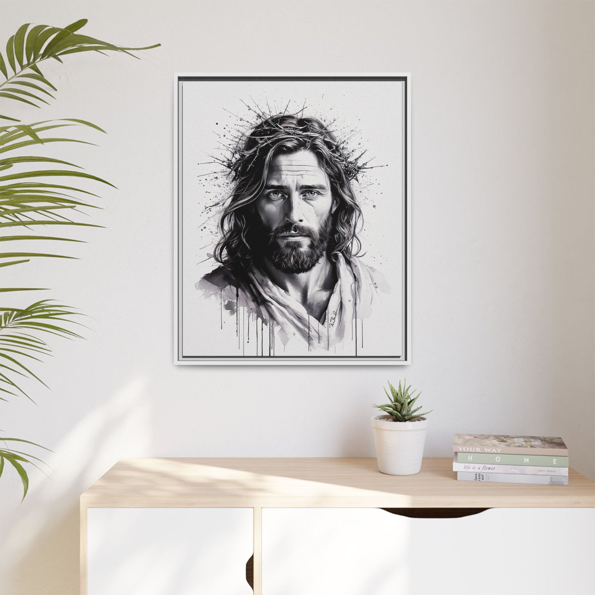 Faces of Christ | Strength - Framed Matte Canvas Print. 4 of 4.