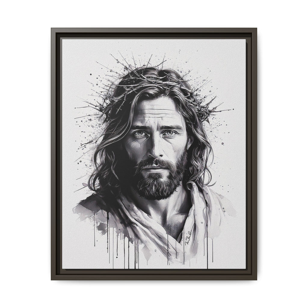 Faces of Christ | Strength - Framed Matte Canvas Print. 4 of 4.