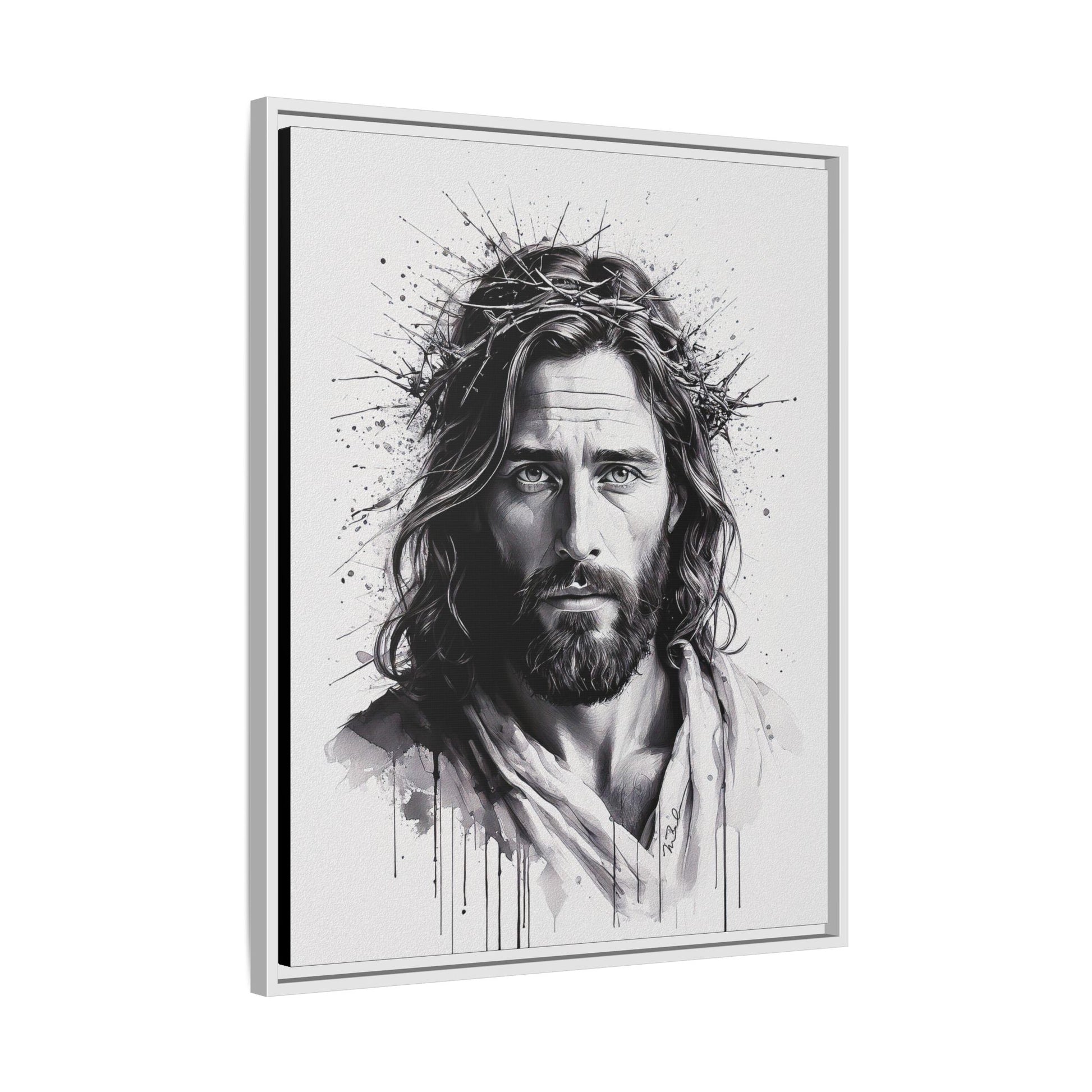 Faces of Christ | Strength - Framed Matte Canvas Print. 4 of 4.