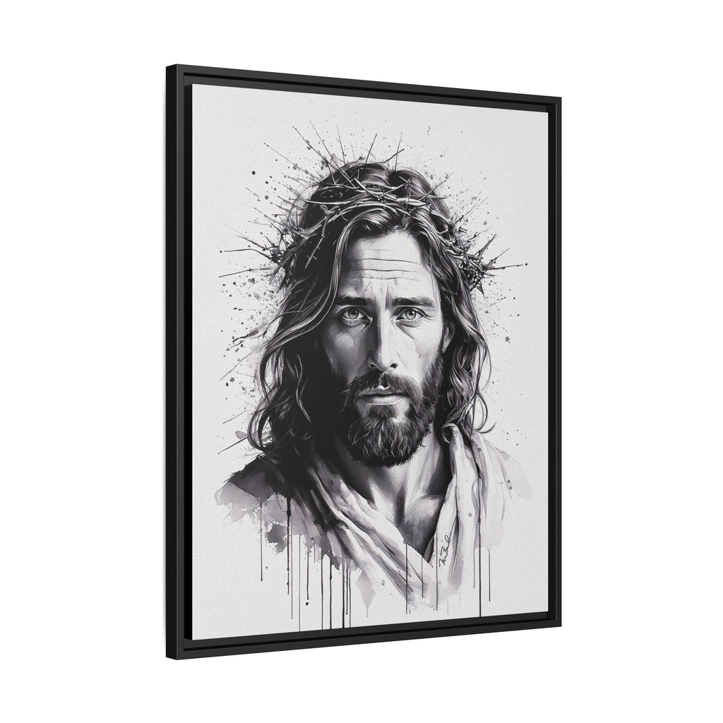 Faces of Christ | Strength - Framed Matte Canvas Print. 4 of 4.