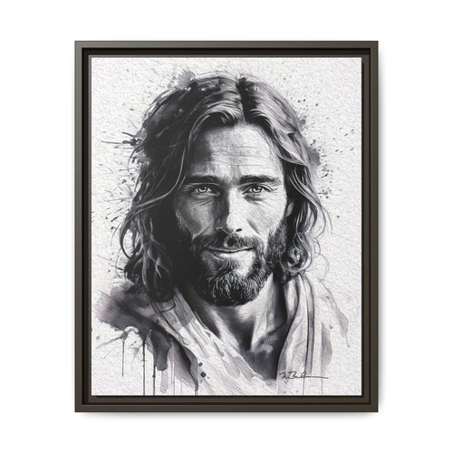 Faces of Christ | Compassion - Matte Canvas, Framed (Multi-color)