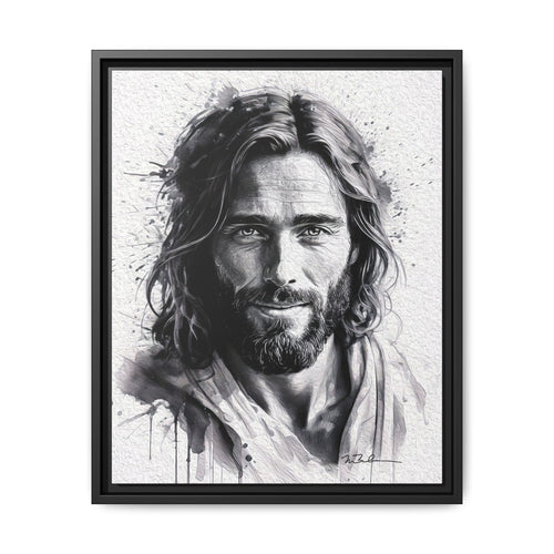 Faces of Christ | Compassion - Matte Canvas, Framed (Multi-color)