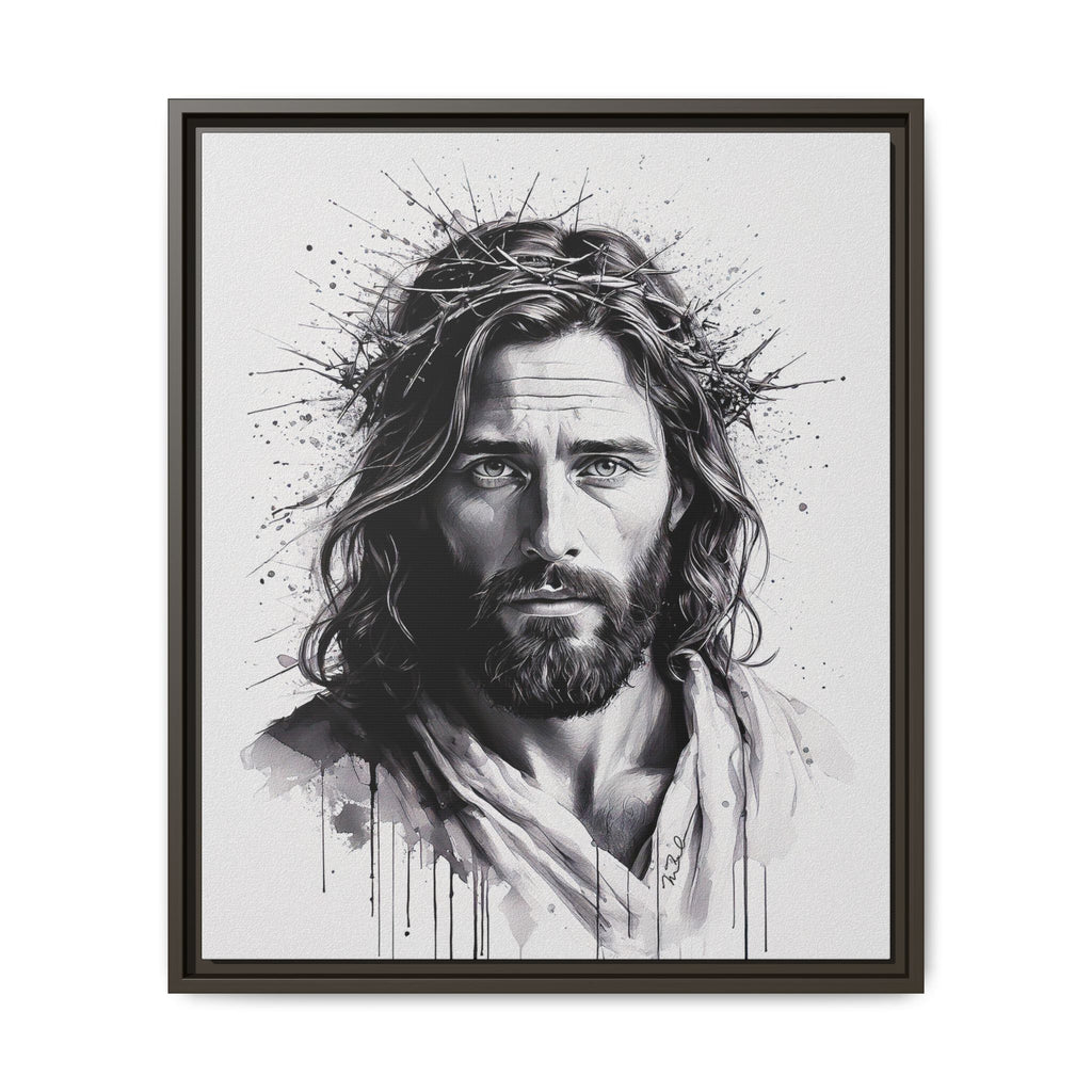 Faces of Christ | Strength - Framed Matte Canvas Print. 4 of 4.