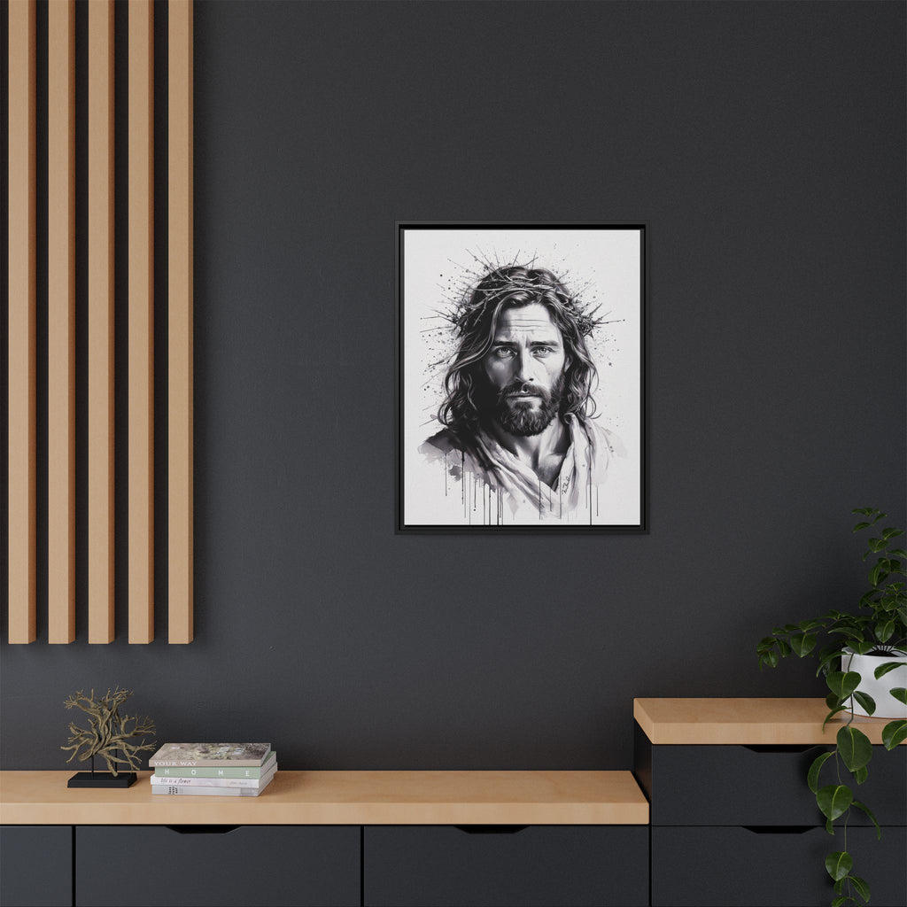 Faces of Christ | Strength - Framed Matte Canvas Print. 4 of 4.