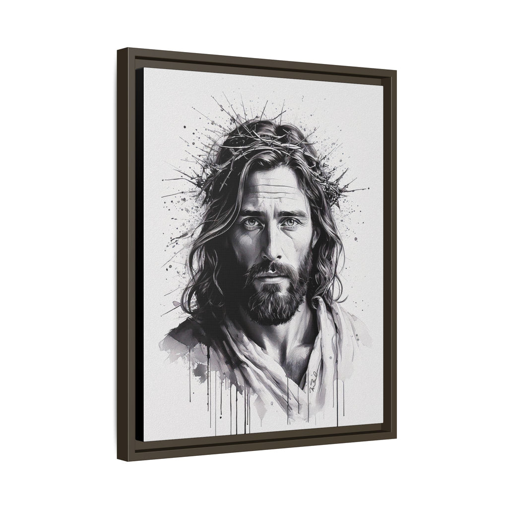 Faces of Christ | Strength - Framed Matte Canvas Print. 4 of 4.