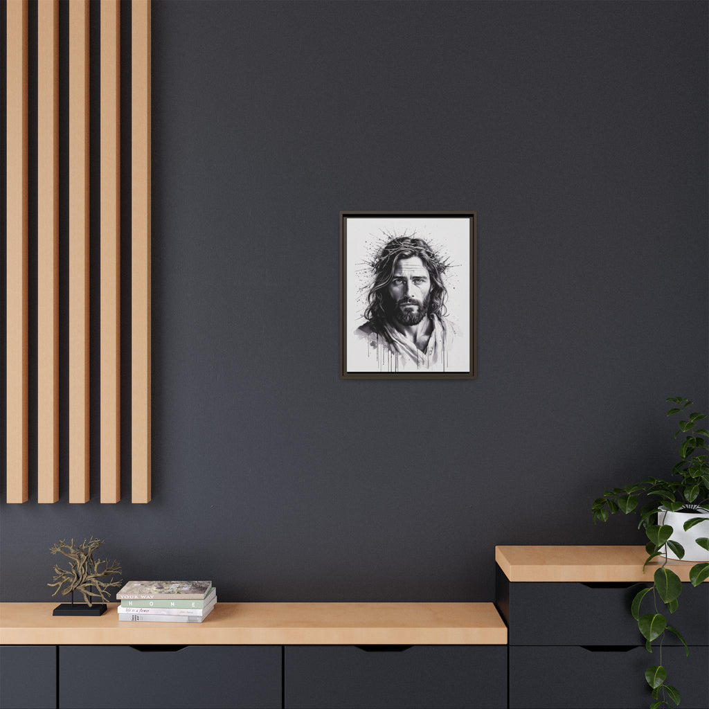 Faces of Christ | Strength - Framed Matte Canvas Print. 4 of 4.