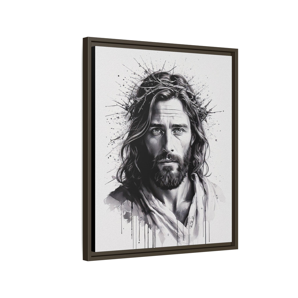 Faces of Christ | Strength - Framed Matte Canvas Print. 4 of 4.