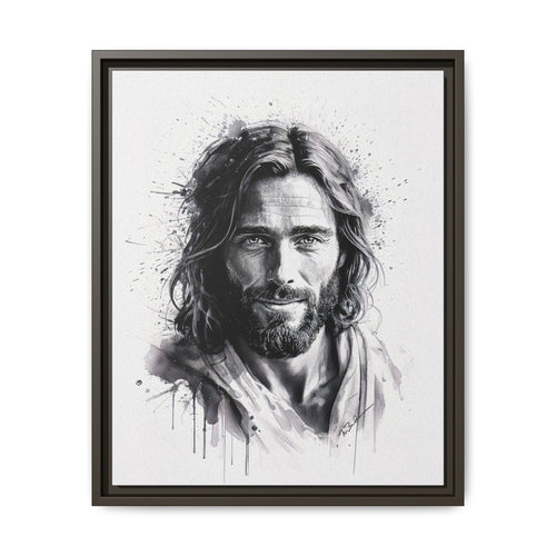 Faces of Christ | Eternal Joy - Framed Matte Canvas Print. 3 of 4