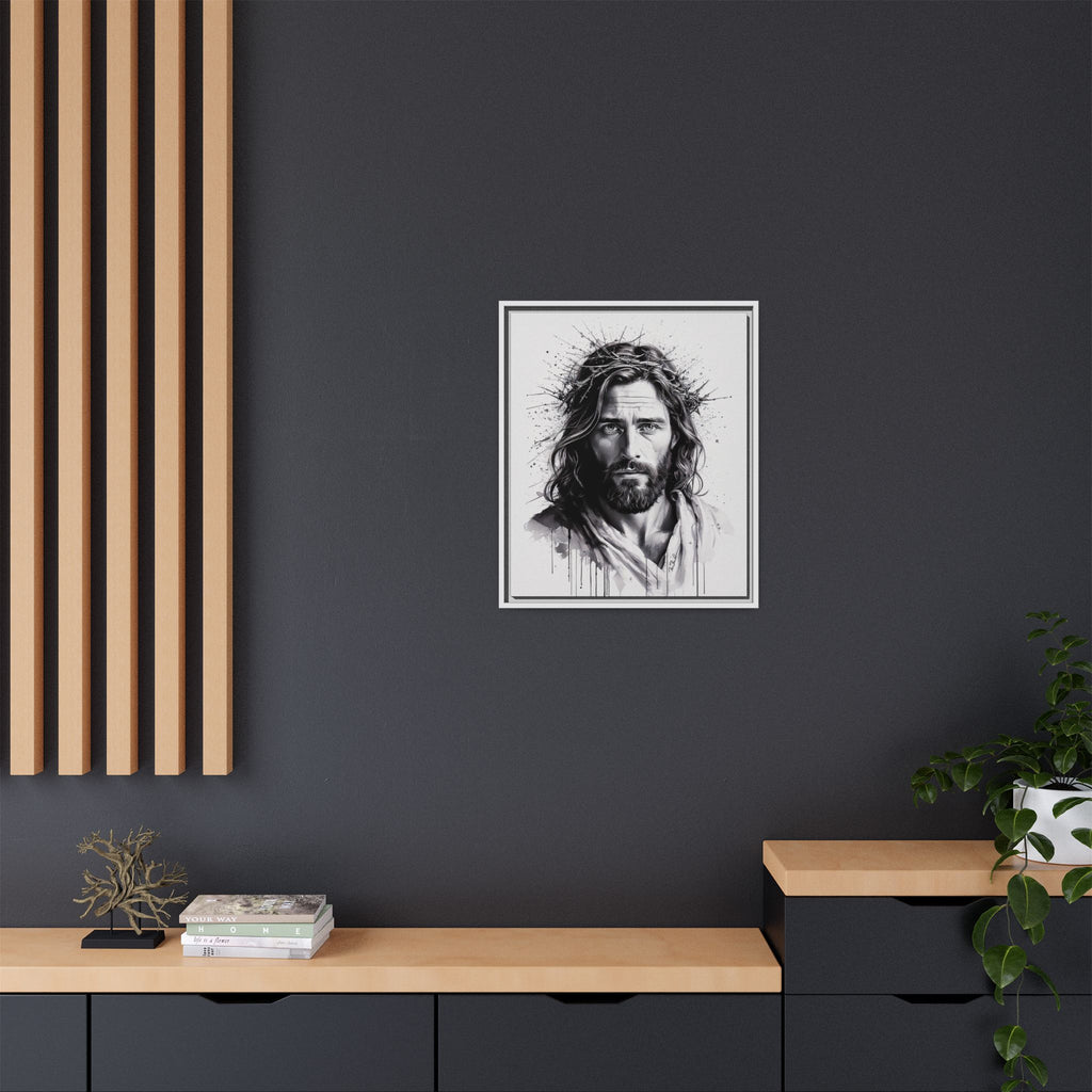 Faces of Christ | Strength - Framed Matte Canvas Print. 4 of 4.