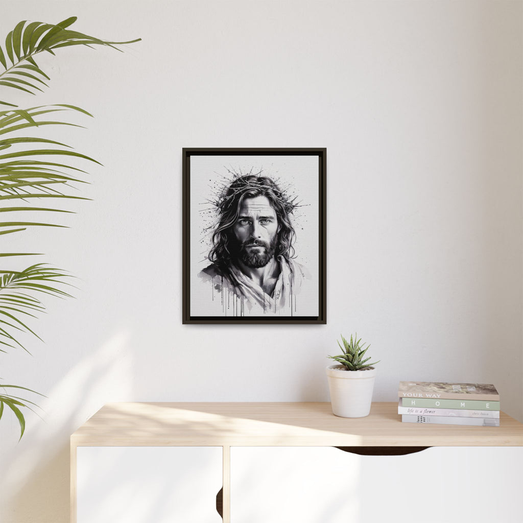 Faces of Christ | Strength - Framed Matte Canvas Print. 4 of 4.