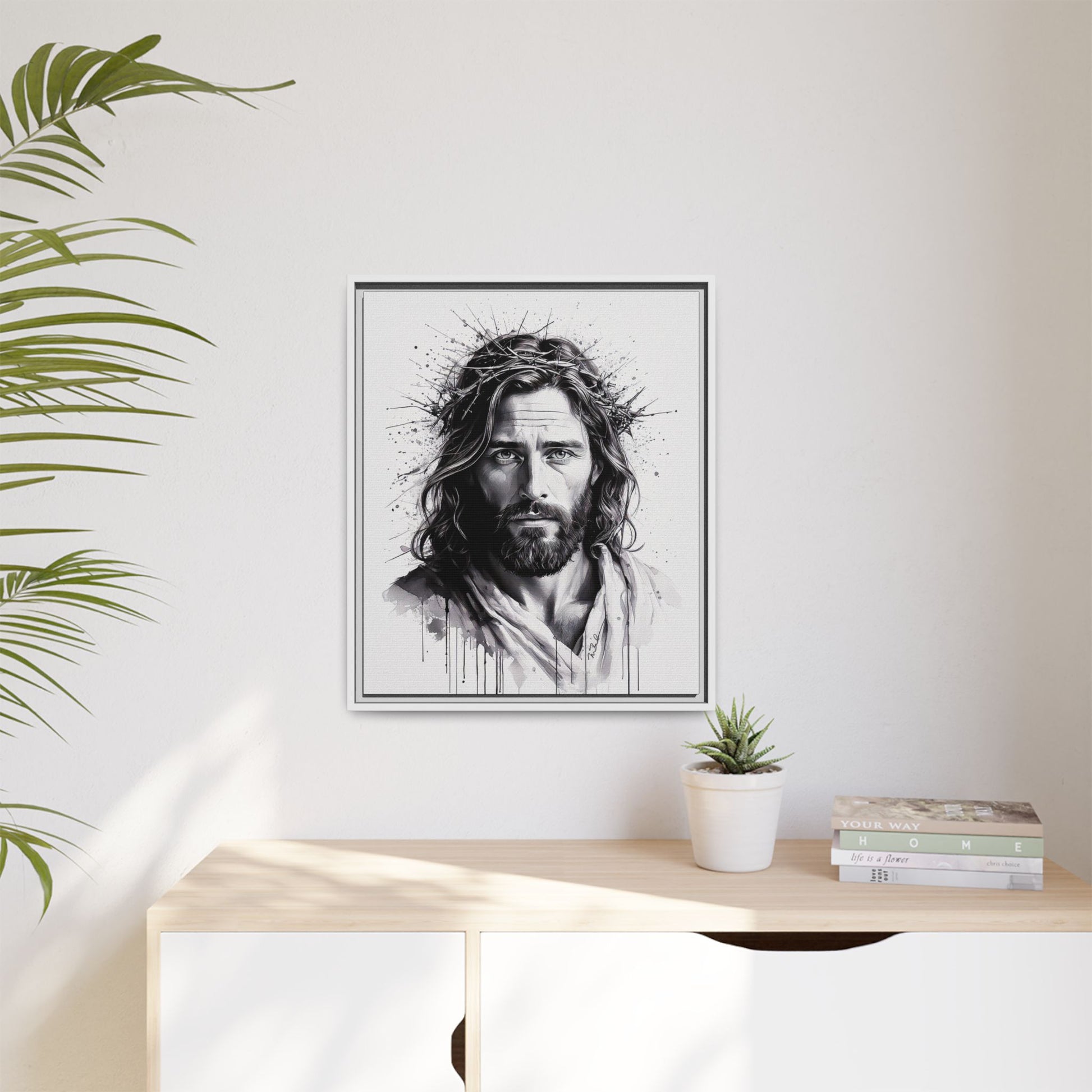 Faces of Christ | Strength - Framed Matte Canvas Print. 4 of 4.