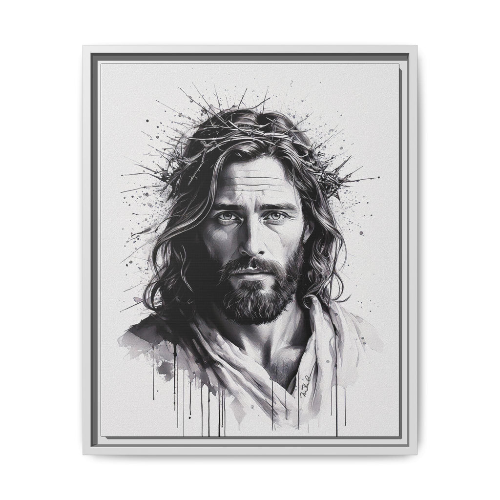 Faces of Christ | Strength - Framed Matte Canvas Print. 4 of 4.