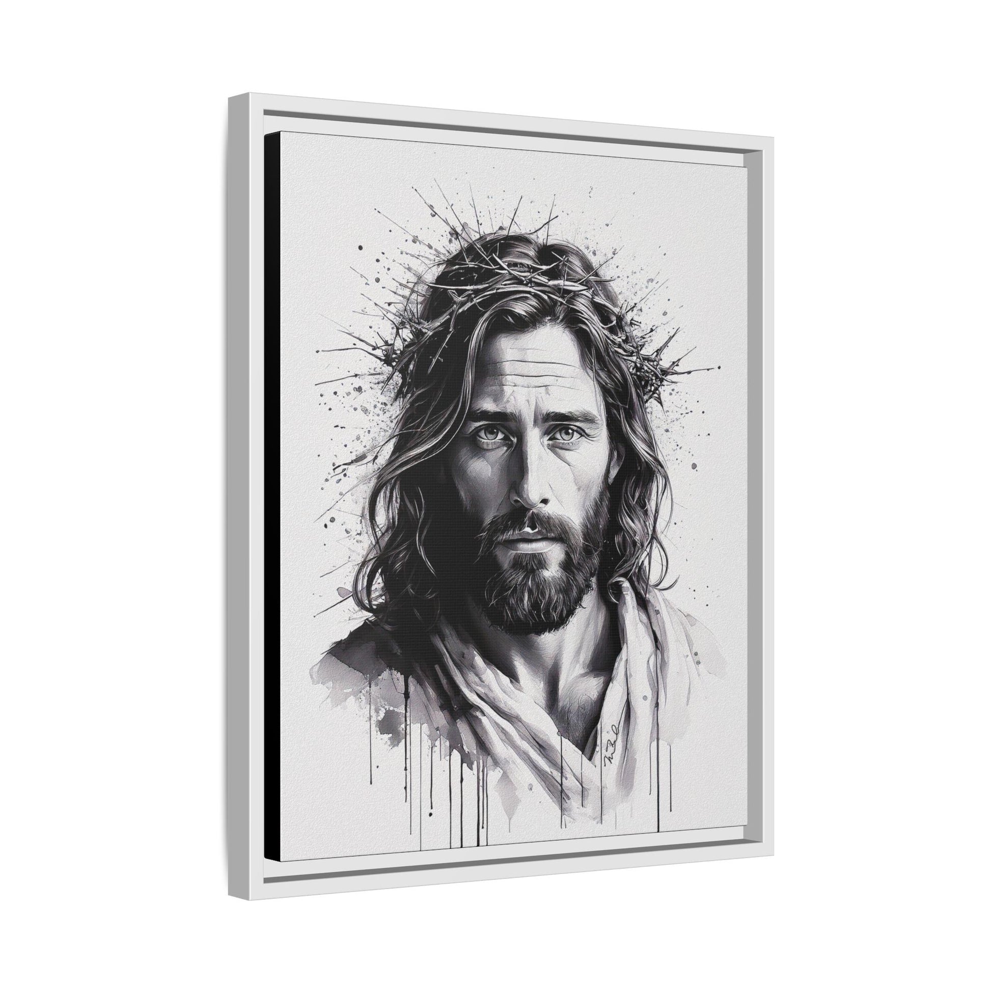 Faces of Christ | Strength - Framed Matte Canvas Print. 4 of 4.