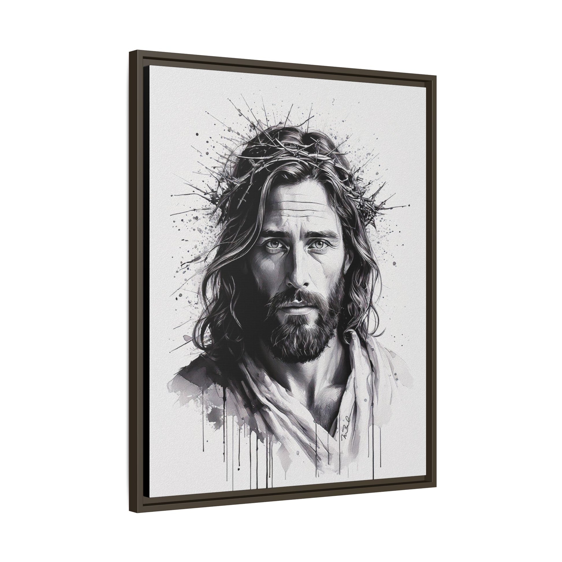 Faces of Christ | Strength - Framed Matte Canvas Print. 4 of 4.