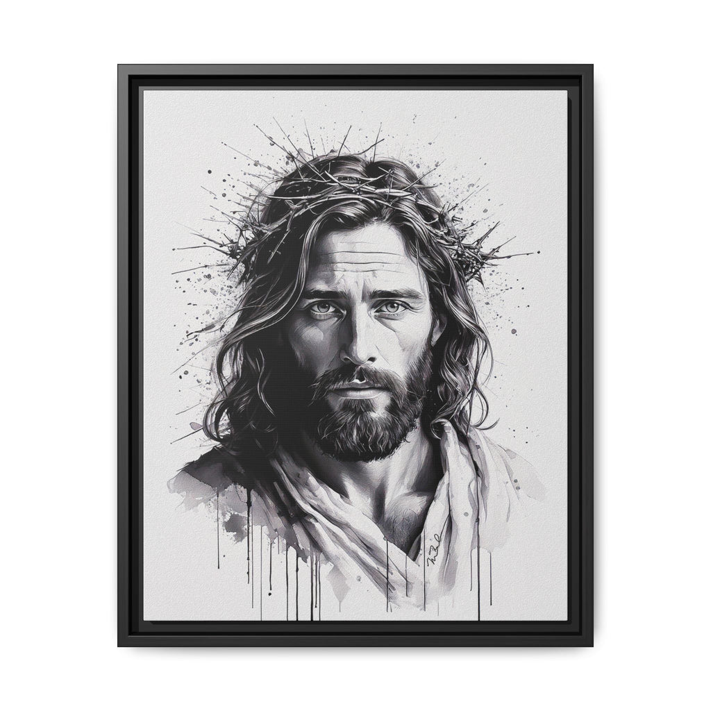 Faces of Christ | Strength - Framed Matte Canvas Print. 4 of 4.